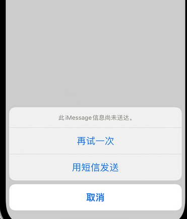 瓯海apple维修iPhone上无法正常发送iMessage信息